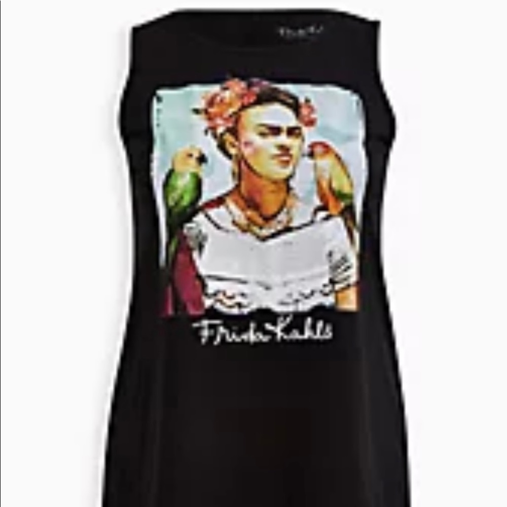 Torrid Black Frida Kahlo Tank